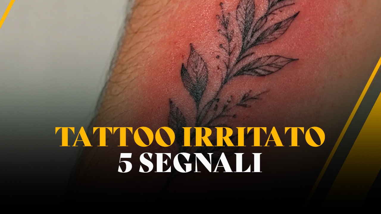 5 segnali di tatuaggio irritato da riconoscere